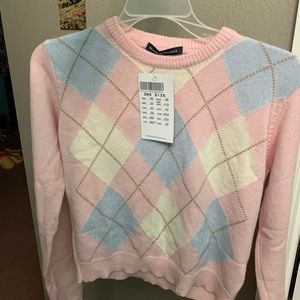 brandy argyle sweater